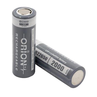Orion IFR22650 3.2V 2000mAh LiFePO4 Pil