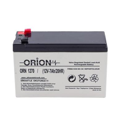 Orion ORN1270 12V 7.0Ah 8 Adet Bakımsız Kuru Akü