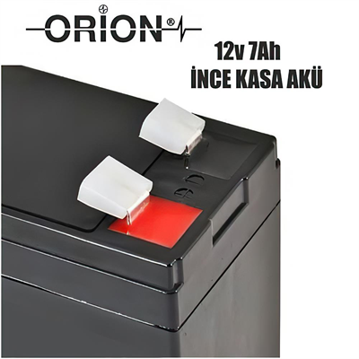 Orion ORN1270S 12V 7.0Ah Ince Kasa Bakımsız Kuru Akü