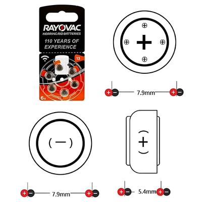 Rayovac Extra 13 Numara işitme cihazı pili