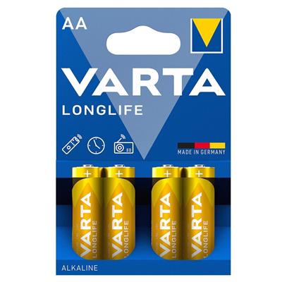 Varta 4106 Longlife Alkalin AA Kalem Pil 4lü Paket