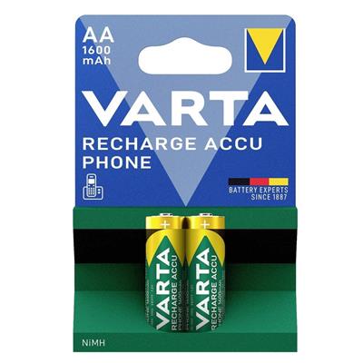 Varta 58399 Phone 1600mAh AA Şarj Edilebilir Kalem Pil 2li Paket