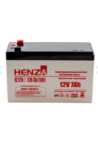 Hz1270 12v 7ah Bakımsız Kuru Akü - 2025 üretim