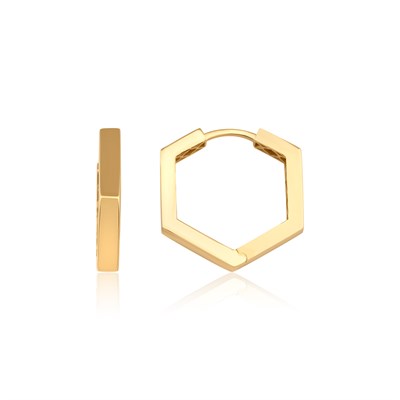 14 Ayar 20mm Taşsız Küpe