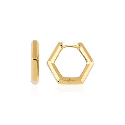 14 Ayar Royal Hexa Taşsız Küpe