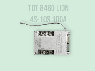 TDT 4S-10S Arası Destekli 100A Balanslı Lityum Batarya BMS