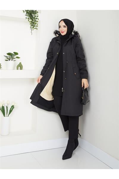 ASTARLI KIŞLIK TRENÇKOT 120CM DTRENC0001