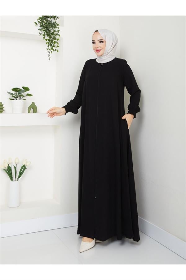 Mevlana Kolu Ribanalı Medine Ipeği Yazlık Ferace