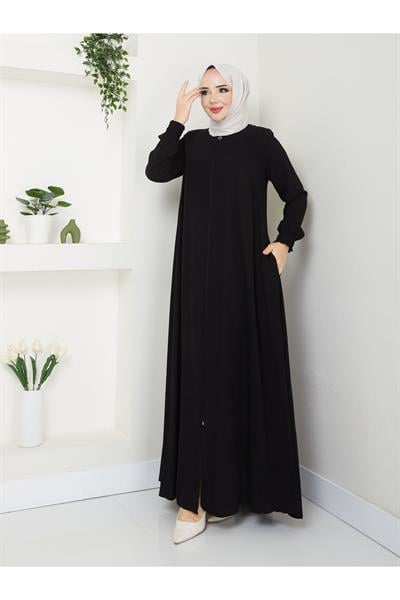 Mevlana Kolu Ribanalı Medine Ipeği Yazlık Ferace