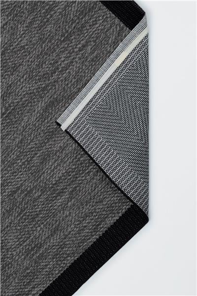 Antrasit Kolay Temizlenen Balık Sırtı Sisal Halı