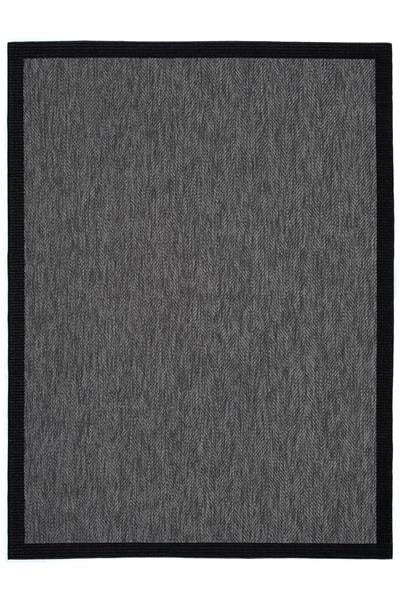 Antrasit Kolay Temizlenen Balık Sırtı Sisal Halı