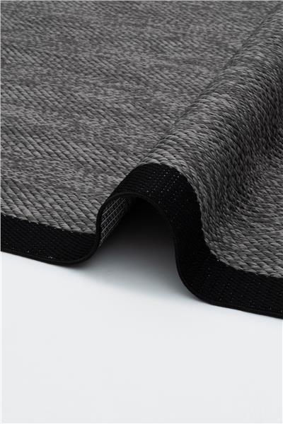 Antrasit Kolay Temizlenen Balık Sırtı Sisal Halı