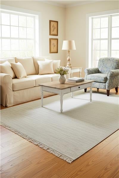 Bukle Bej Antialerjik İskandinav Kesme Halı