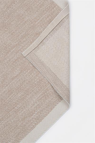 Bej Kolay Temizlenen Hasır Doku Balık Sırtı Sisal Halı