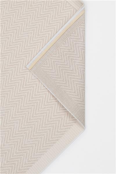 Bej Kolay Temizlenen Hasır Doku Balık Sırtı Sisal Halı