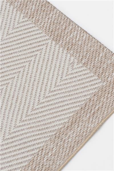 Bej Kolay Temizlenen Hasır Doku Balık Sırtı Sisal Halı