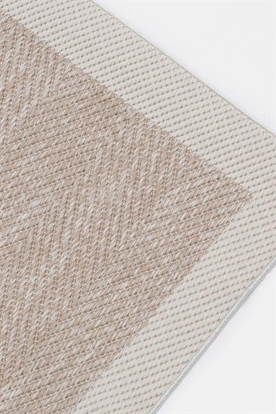 Bej Kolay Temizlenen Hasır Doku Balık Sırtı Sisal Halı