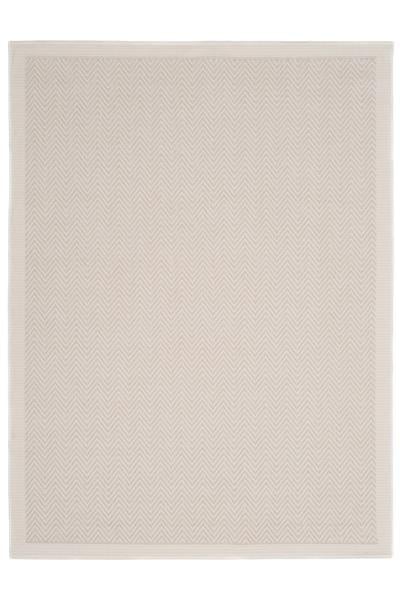 Bej Kolay Temizlenen Hasır Doku Balık Sırtı Sisal Halı