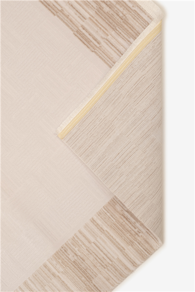 Bej Vellora Frame Çerçeveli Akrilik Halı