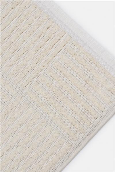 Bej Yumuşak Tuşeli Modern Lupi Kesme Halı