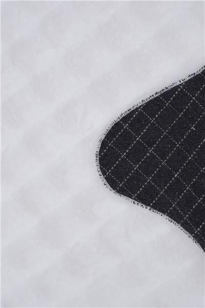 Buble Beyaz Saggy Makinede Yıkanabilir Peluş Post Halı