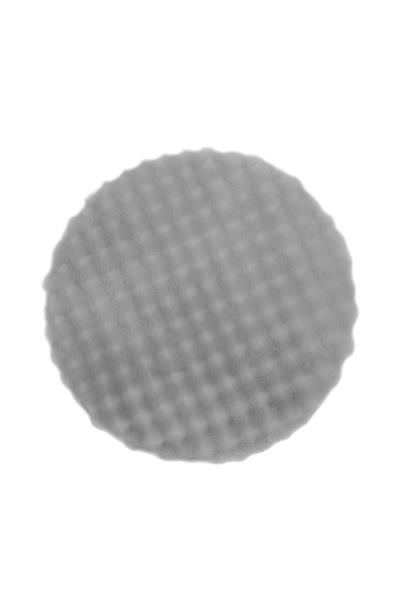 Buble Gri Saggy Makinede Yıkanabilir Yuvarlak Peluş Post Halı