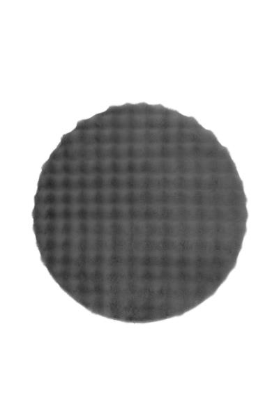 Buble Siyah Saggy Makinede Yıkanabilir Yuvarlak Peluş Post Halı