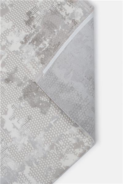 Cashmira Gri Desenli Kaymaz Taban Dikdörtgen Halı