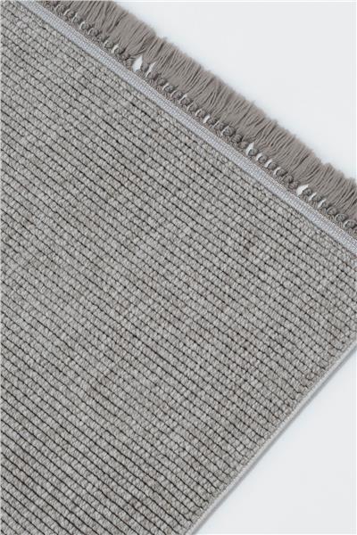 Bukle Gri Antialerjik İskandinav Kesme Halı