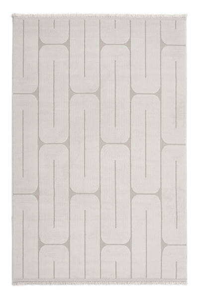 Gri Jenerio Dokuma Tabanlı İskandinav Halı