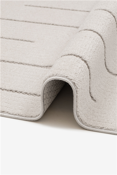 Gri Jenerio Dokuma Tabanlı İskandinav Halı