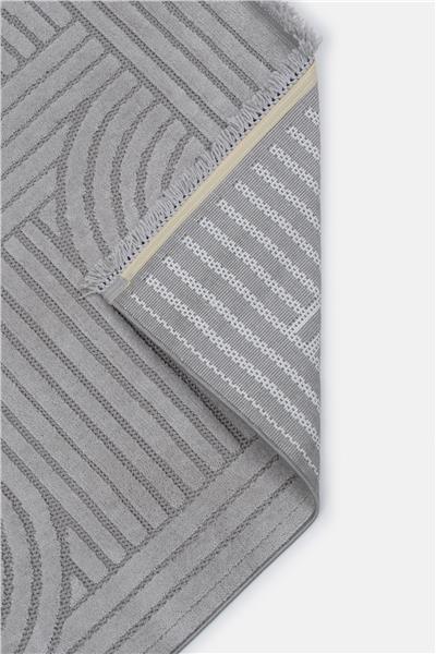 Gri Kaymaz Tabanlı Bohem Rio Halı