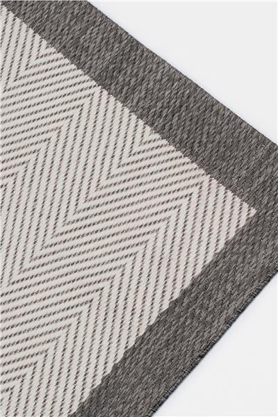 Gri Kolay Temizlenen Hasır Doku Balık Sırtı Sisal Halı