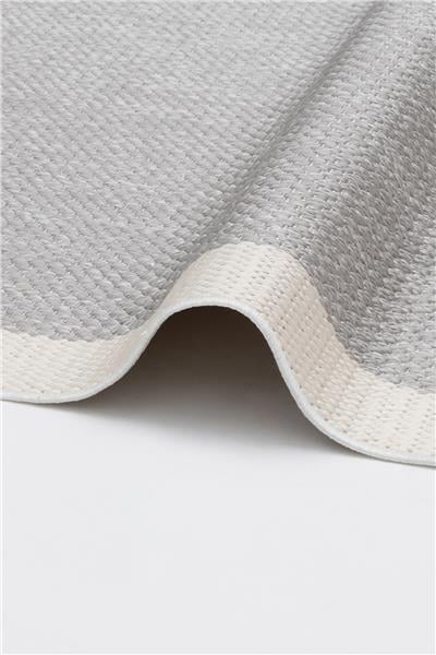 Gri Kolay Temizlenen Hasır Doku Sisal Halı