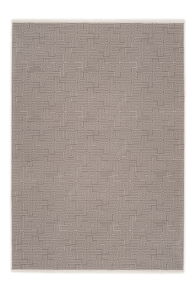 Gri Vellora Axis Geometrik Desen Akrilik Halı