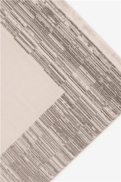 Gri Vellora Frame Çerçeveli Akrilik Halı