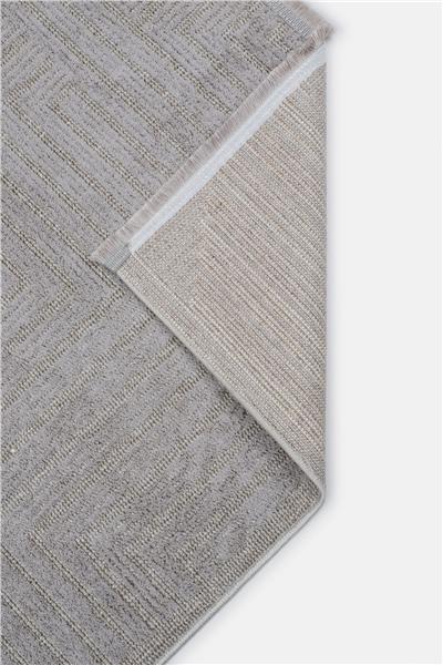 Gri Yumuşak Dokuma Kesme Perla Halı