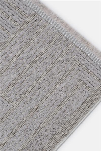 Gri Yumuşak Dokuma Kesme Perla Halı