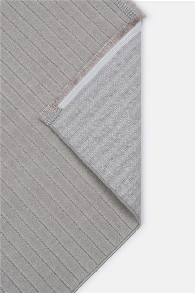 Gri Yumuşak Tuşeli Modern Petra Kesme Halı