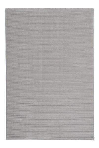 Gri Yumuşak Tuşeli Modern Petra Kesme Halı