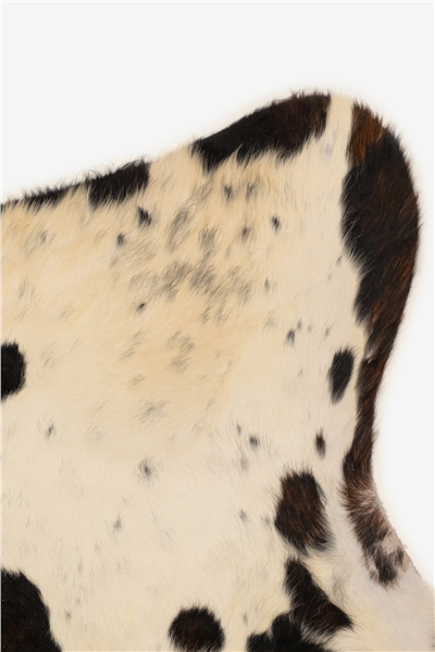 Kahve-Beyaz Savanna Rodeo Dana Derisi Post Halı