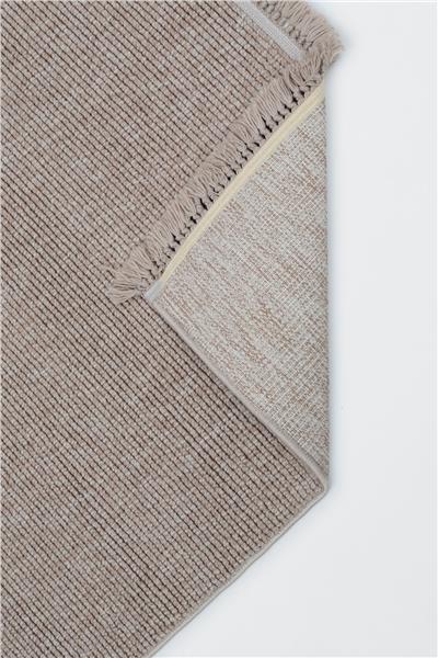 Bukle Kahverengi Antialerjik İskandinav Kesme Halı