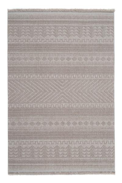 Kahverengi Yumuşak Dokulu Kilim Desen İskandinav Halı