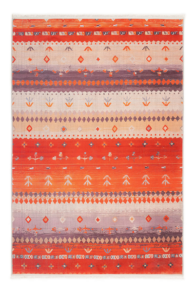 Kiremit Zamanın İzi Modern Vintage Sisal Halı