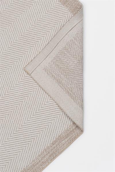 Krem Kolay Temizlenen Hasır Doku Balık Sırtı Sisal Halı