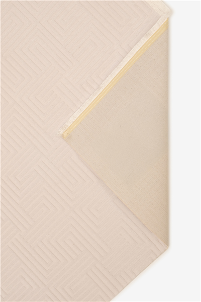 Krem Vellora Axis Geometrik Desen Akrilik Halı