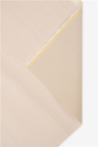 Krem Vellora Lume Minimal Kabartma Desen Akrilik Halı