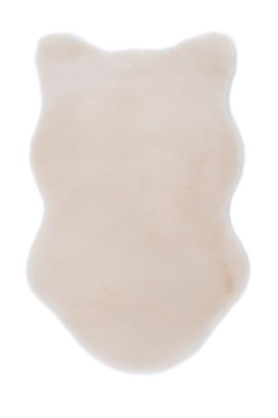 Peluş Bej Saggy Makinede Yıkanabilir Post Halı