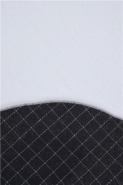 Peluş Beyaz Saggy Makinede Yıkanabilir Yumuşak Dokulu Yuvarlak Peluş Post Halı