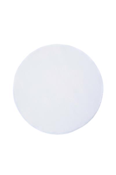 Peluş Beyaz Saggy Makinede Yıkanabilir Yumuşak Dokulu Yuvarlak Peluş Post Halı